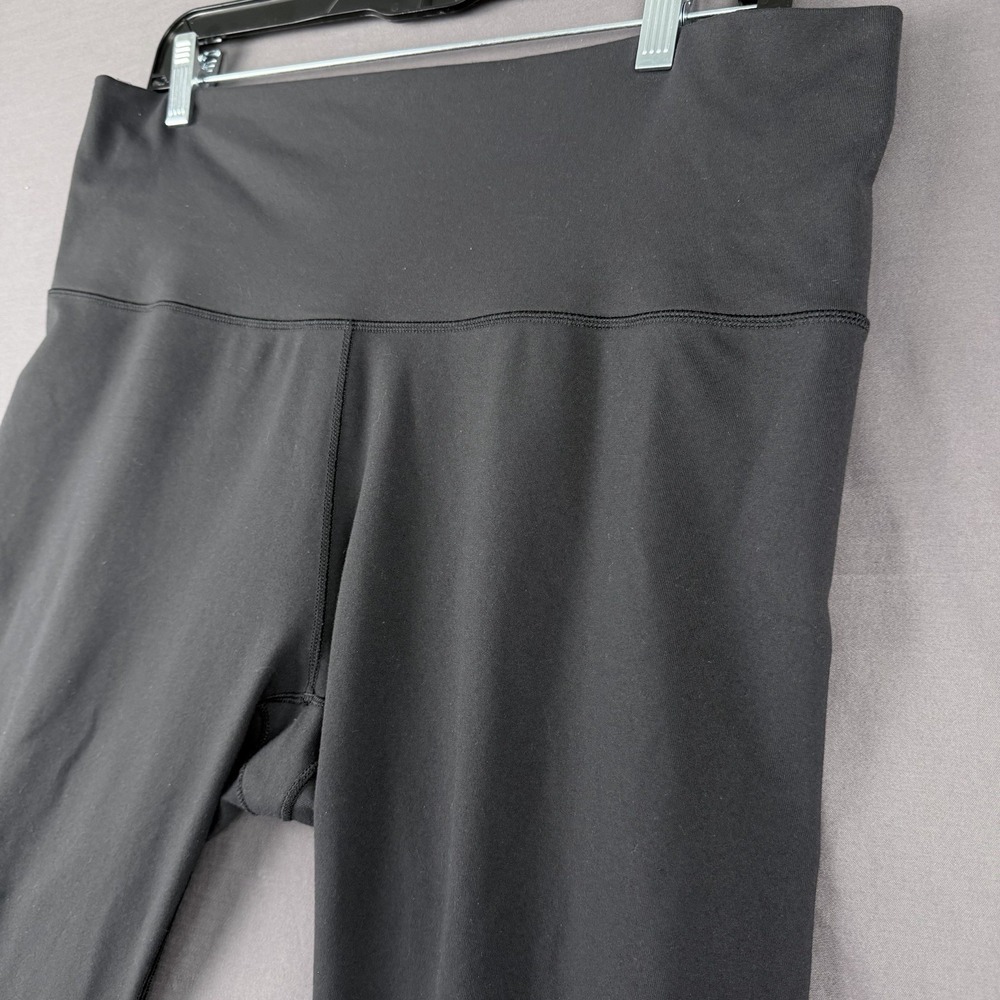 CALIA Women's Black Cropped Pants XL Athletic Fit Supplex Nylon Activewear